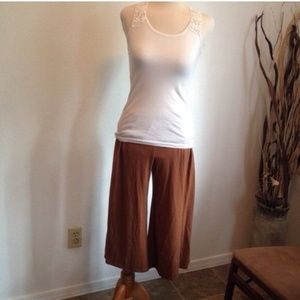 Chestnut culottes-super soft!!