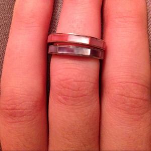 Stainglass Ring handmade real painted glass