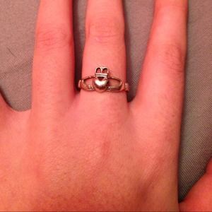 Irish claddagh ring