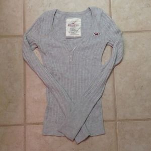 Cozy Grey Hollister Sweater