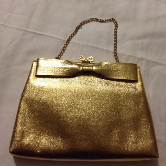 HL gold evening party purse
