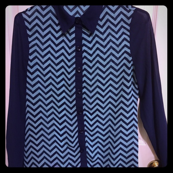 Chevron blouse - Picture 1 of 2