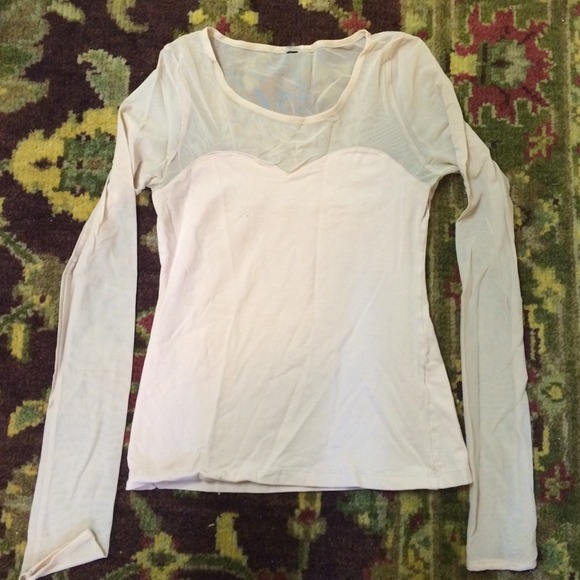 Sheer ballerina top