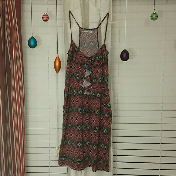 Maurices, Diamond Patterned Dress, Size Large