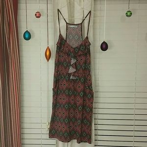 Maurices, Diamond Patterned Dress, Size Large