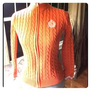 RALPH LAUREN CABLE KNIT ZIP FRONT SWEATER⛳️