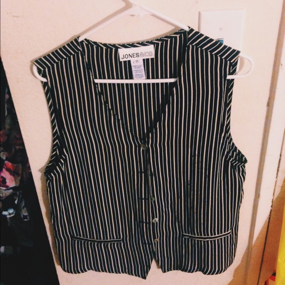 Striped vest