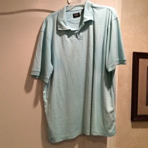 light blue short sleeve shirt