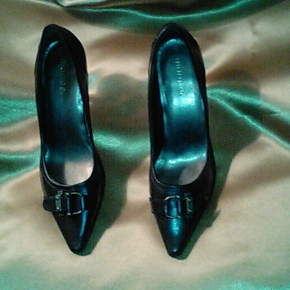 Brown leather shoes