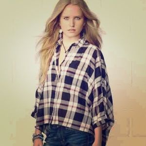 Casual spring flannel black white and grey