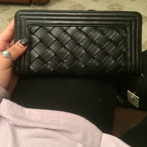 Brand new black wallet with tags