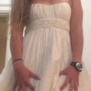 White summer baby doll dress