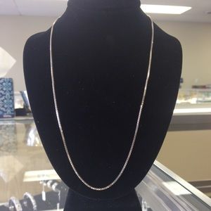Authentic Silver Thick Box Chain