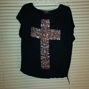 Leopard cross crop top