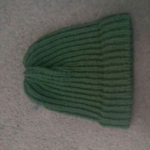 Olive green beanie