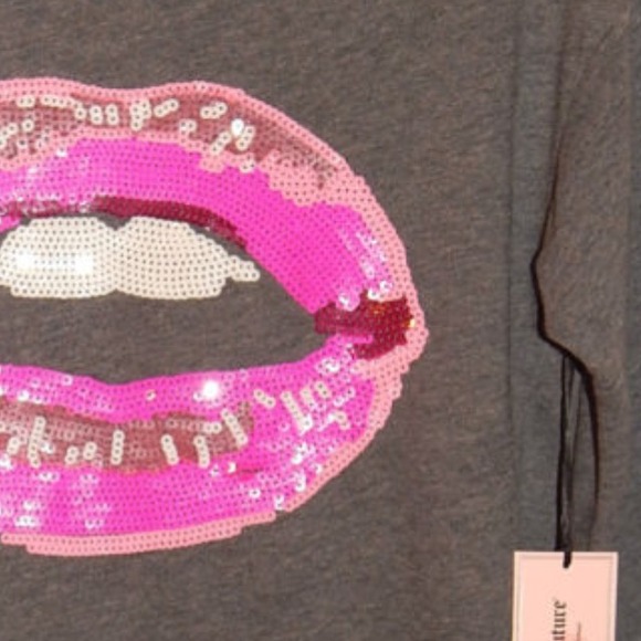Juice Couture Embellished Graphic Sweat Shirt M - Picture 3 of 4