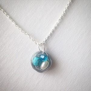 Bird nest necklace