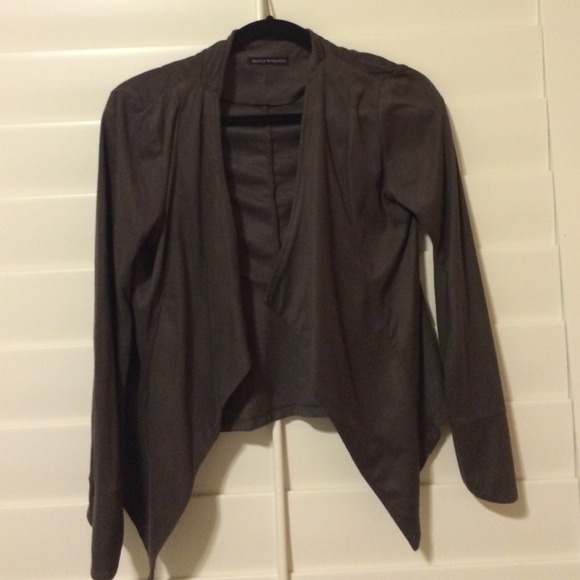 Brandy Melville brown suede coat