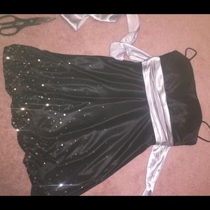 Black sparkle dress