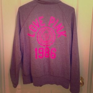 Vs pink zip up