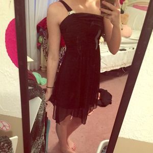 Black formal dress