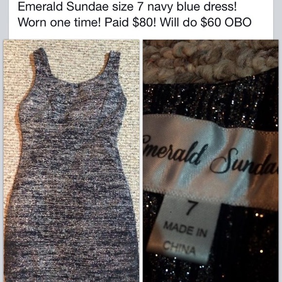 💎💎navy blue dress💗💗💗 - Picture 2 of 2