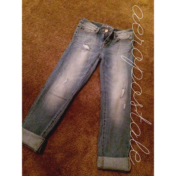 Aeropostale Bayla Skinny Crop Jeans