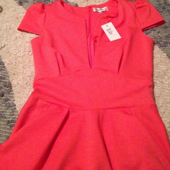 Coral dress