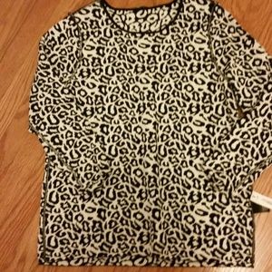 Ann taylor small animal print sweater
