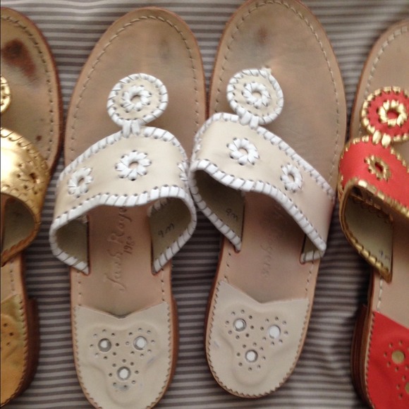 Jack Rogers Shoes - White and bone Jack Rogers