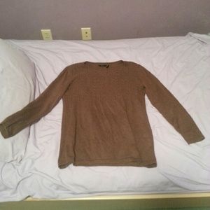Medium chestnut brown sweater