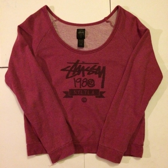 Stussy Maroon Sweater