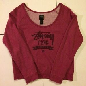 Stussy Maroon Sweater