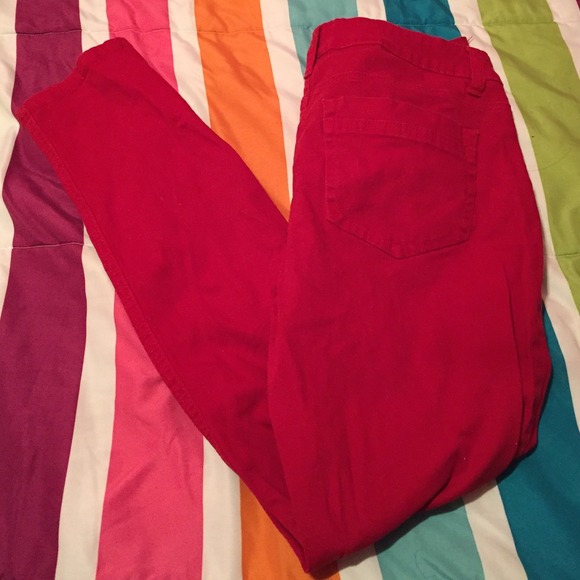 Red Skinny Jeans
