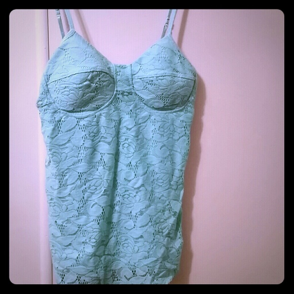 Mint green tanktop