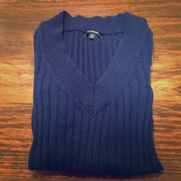 Navy blue XS Express sweater