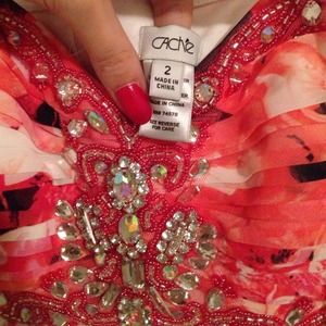 Cache prom formal dress size 2