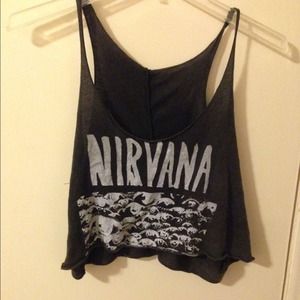 Brandy Melville 'nirvana' crop tank