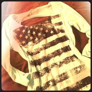 Ransom long sleeve USA FLAG tee. 🇺🇸