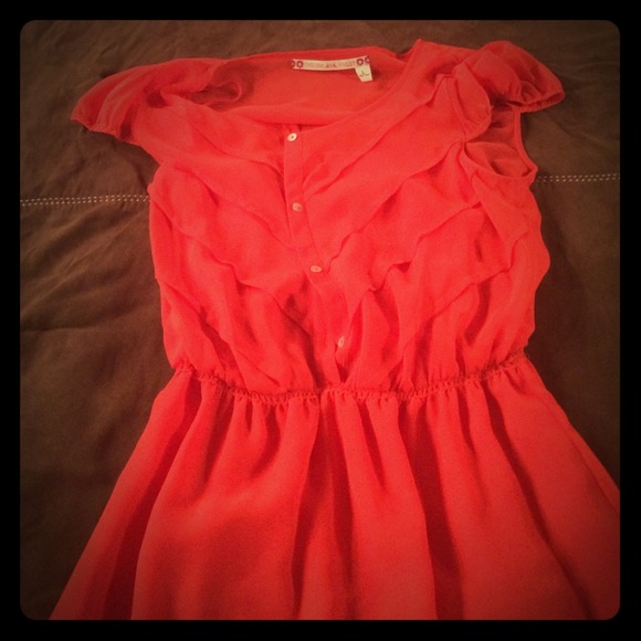 CHELSEA & VIOLET CORAL DRESS