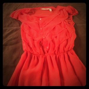 CHELSEA & VIOLET CORAL DRESS