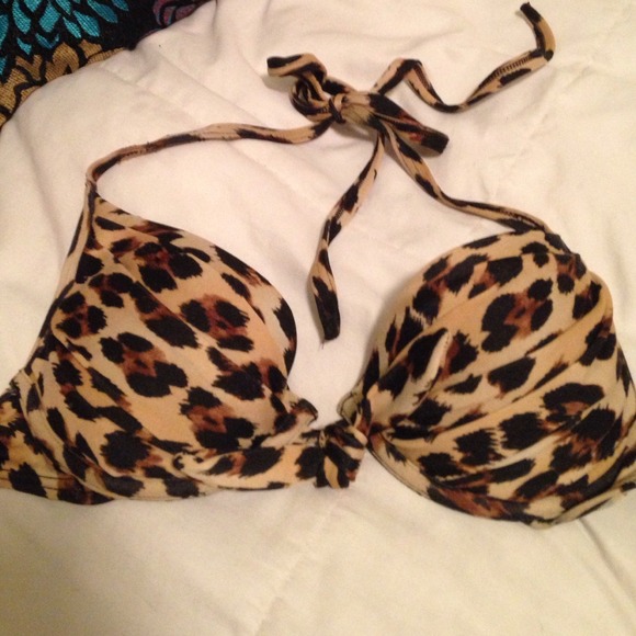 Victoria secret bikini top cheetah
