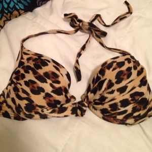 Victoria secret bikini top cheetah