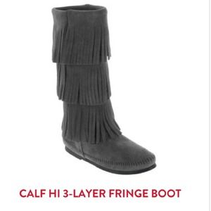 Real Minnetonka Fringe Moccasin