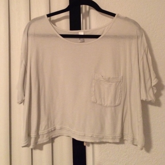 American apparel loose crop top