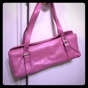 Pink leather Wilsons Purse