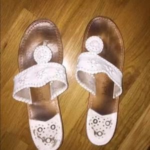 Jack Rogers white wedge size 9