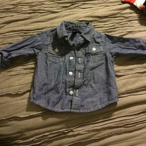 Old navy baby chambray shirt