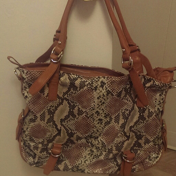Animal print bag