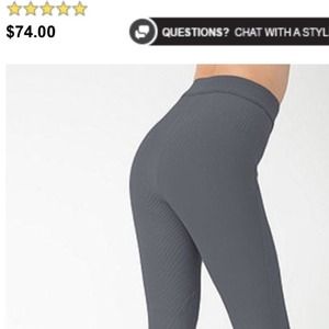 American Apparel Riding Pants (steel grey)